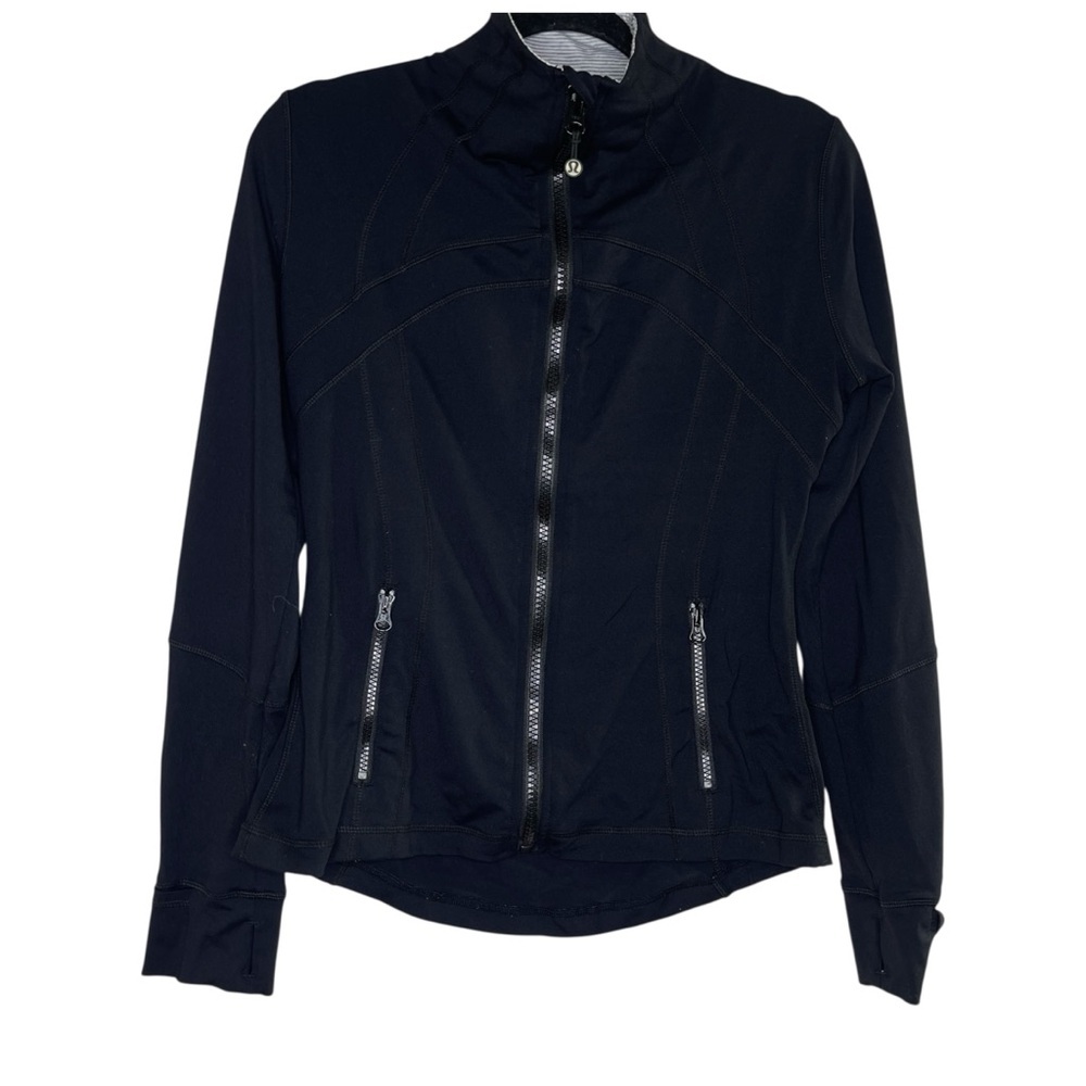 Lululemon Athletica Define Jacket Black Long Sleeve Size 8